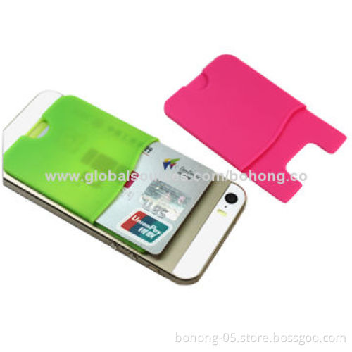 Silicone Card stickers, Different Colors Available, 500 Pieces Each Color MOQ
